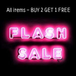 FLASH SALE! ALL ITEMS B2G1 FREE